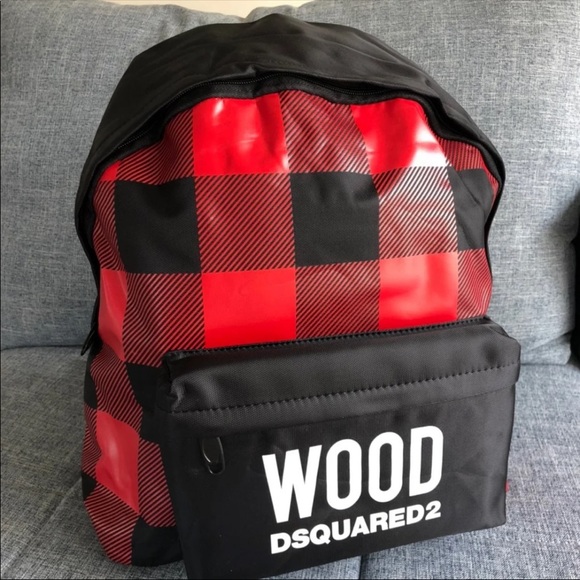 dsquared wood backpack